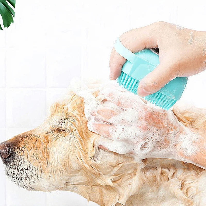 Shampoo Borstel voor Honden – Gemakkelijk en Comfortabel Wassen
