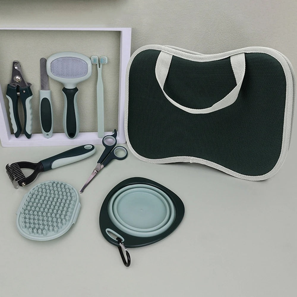 Honden Verzorgingsset 8-in-1 – Compleet & Multifunctioneel