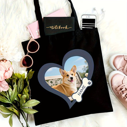 Honden Foto Tas – Gepersonaliseerd met Naam en Jouw Trouwe Maatje