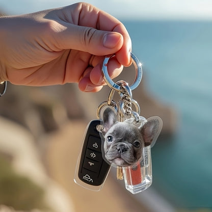 Honden Sleutelhanger Foto – Gepersonaliseerd en Uniek