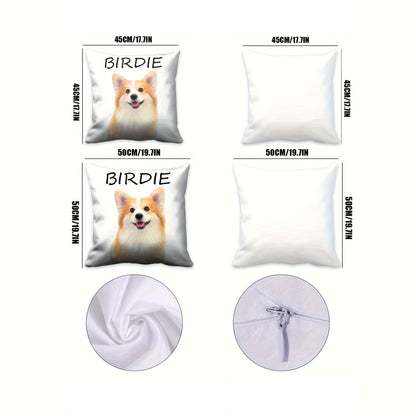 Hond Fotokussensloop – Gepersonaliseerd met Naam & Foto