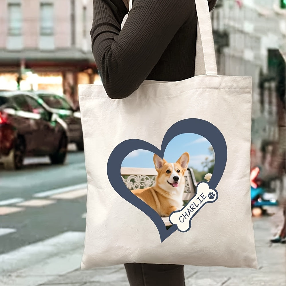 Honden Foto Tas – Gepersonaliseerd met Naam en Jouw Trouwe Maatje