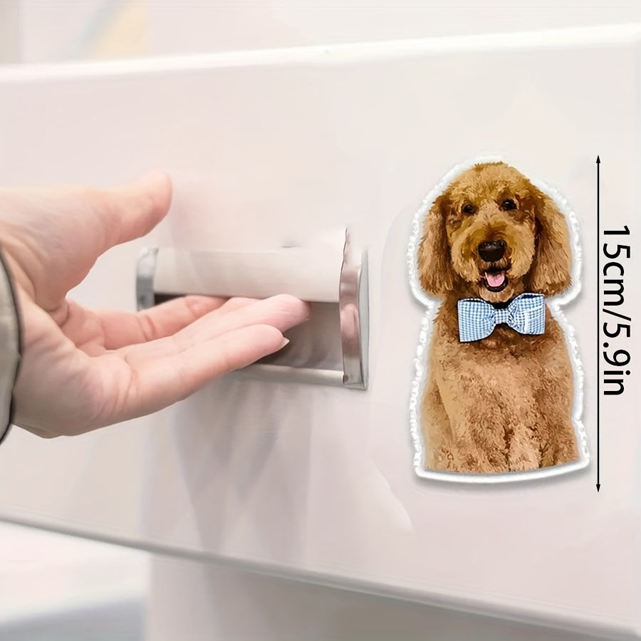 Hunde-Kühlschrankmagnet mit Foto & Namen – Personalisiert