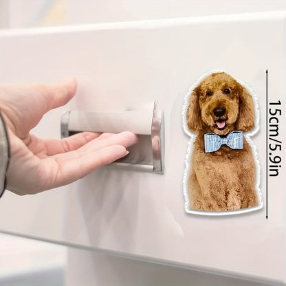 Hunde-Kühlschrankmagnet mit Foto & Namen – Personalisiert