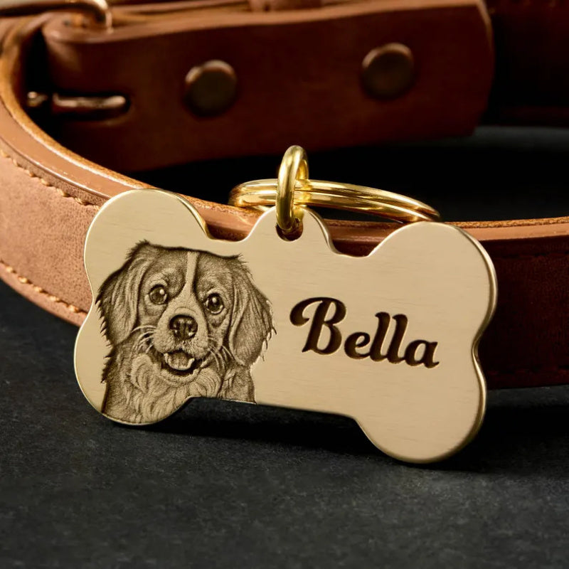 Hondenpenning met Naam & Foto – Gepersonaliseerd
