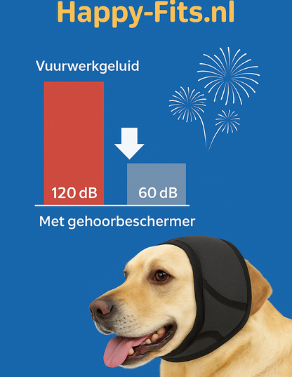 Honden Gehoorbescherming - Kalmerend & Geluidsreducerend | 1+1 GRATIS