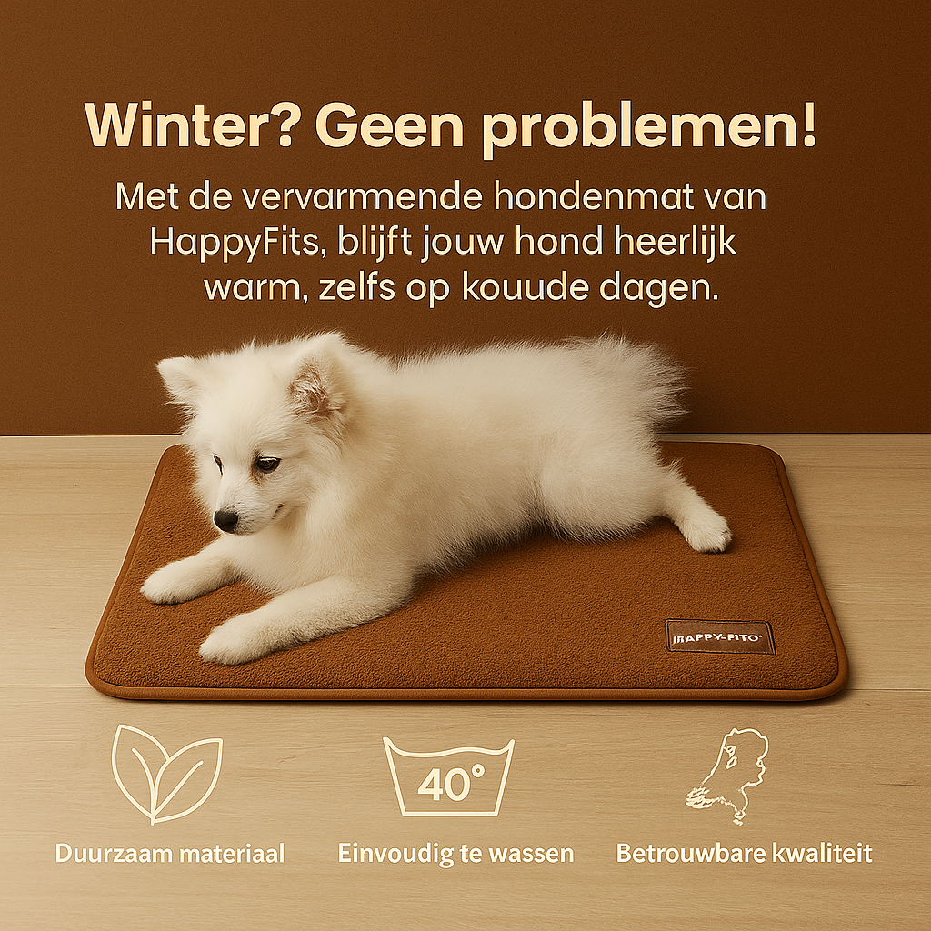 Honden Warmtemat – Zelfverwarmend en Extra Comfortabel | 1+1 GRATIS