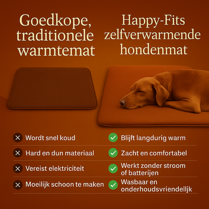 Honden Warmtemat – Zelfverwarmend en Extra Comfortabel | 1+1 GRATIS