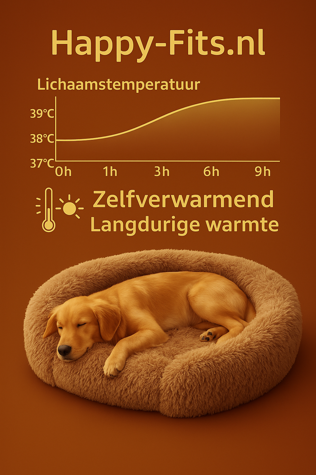 Hondenbed Wolkenbed Fluffy – Zacht, Warm & Wasbaar | 1+1 GRATIS