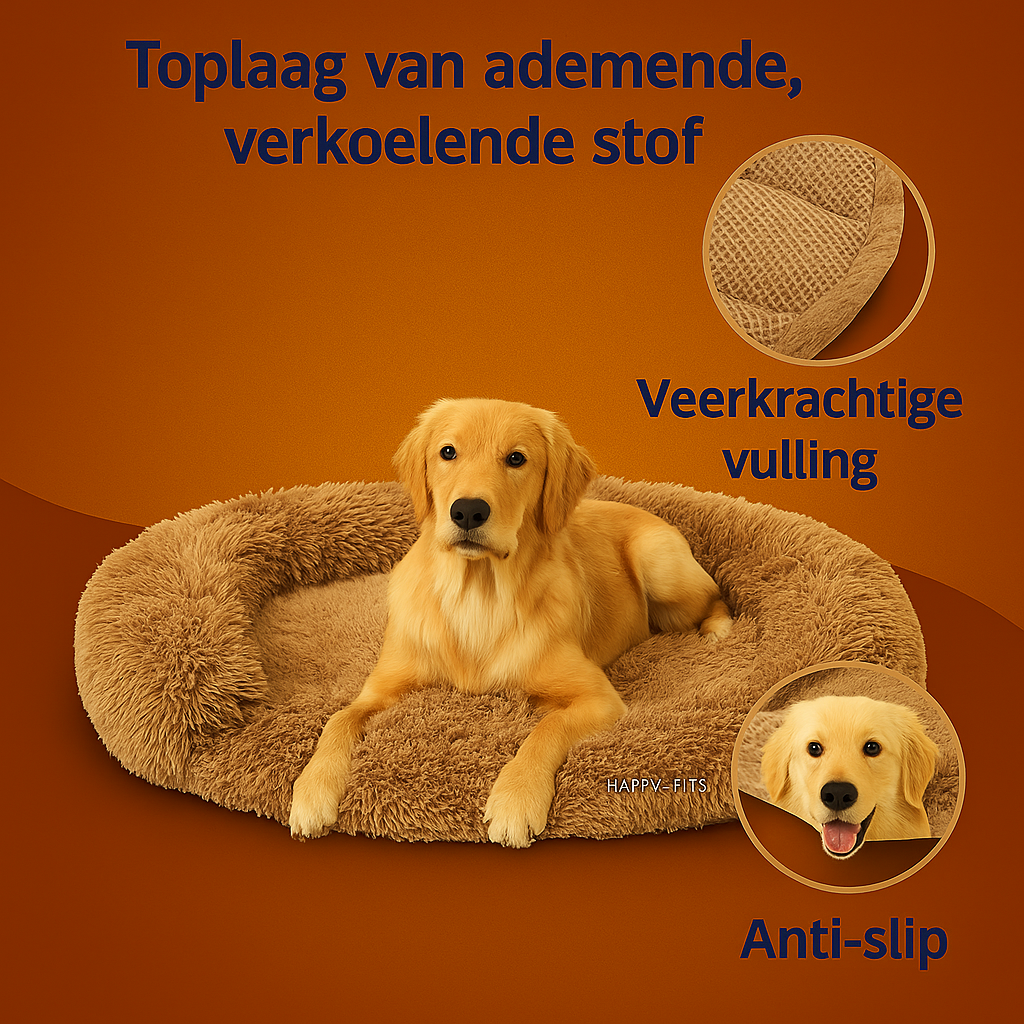 Hondenbed Wolkenbed Fluffy – Zacht, Warm & Wasbaar | 1+1 GRATIS