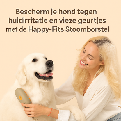 GRATIS Honden Stoomborstel – Diepe Reiniging & Verzorging | 1+1 GRATIS