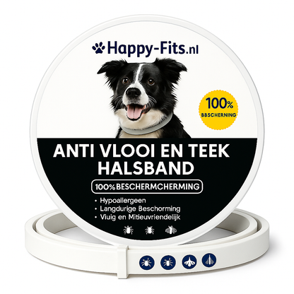 Anti Vlooien- en Tekenband – Natuurlijke Bescherming tot 8 Maanden