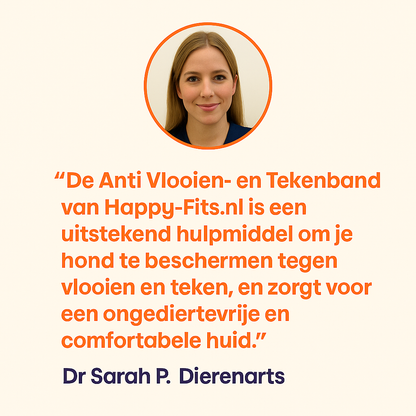 Anti Vlooien- en Tekenband – Natuurlijke Bescherming tot 8 Maanden