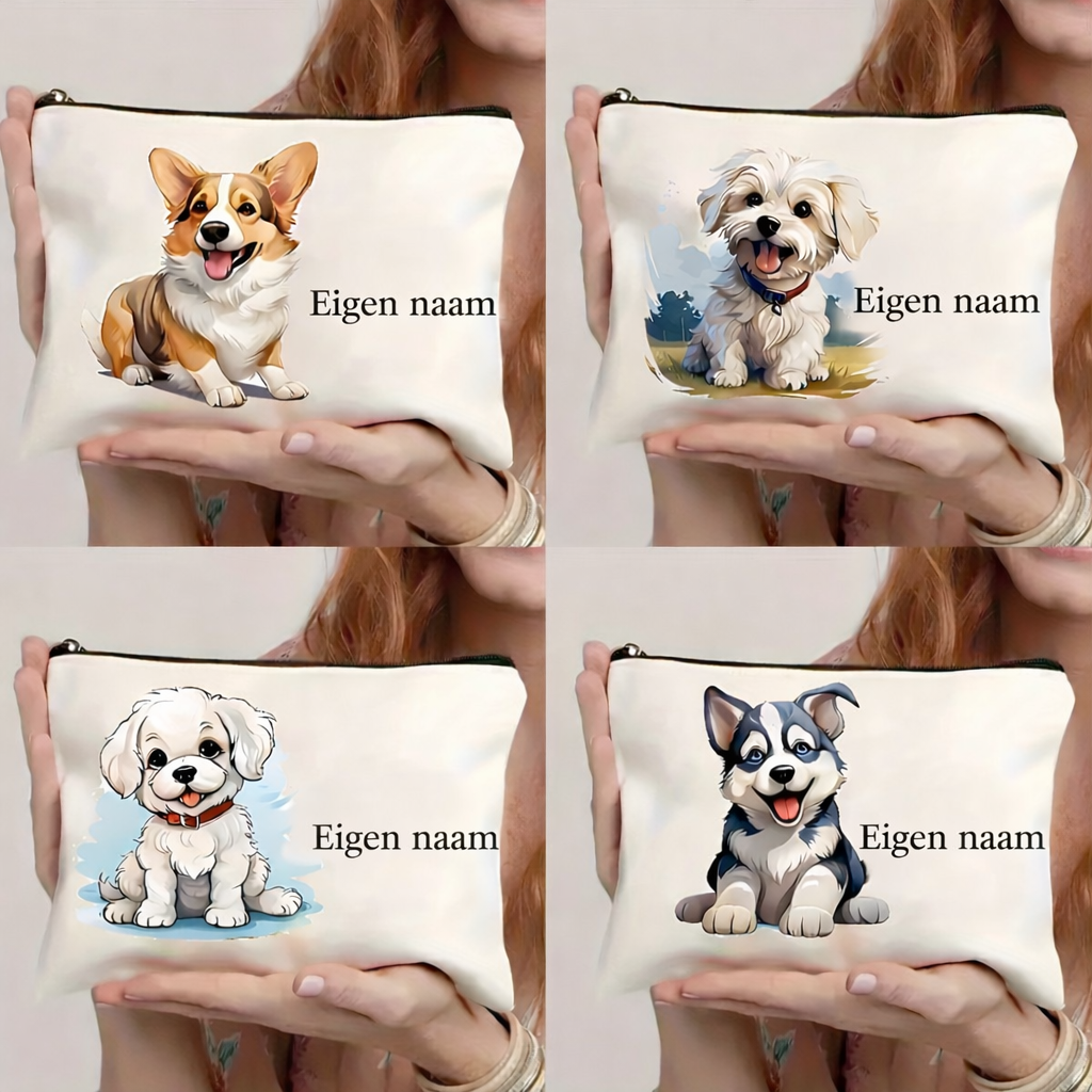 Honden Tasje met Foto – Gepersonaliseerd met Naam