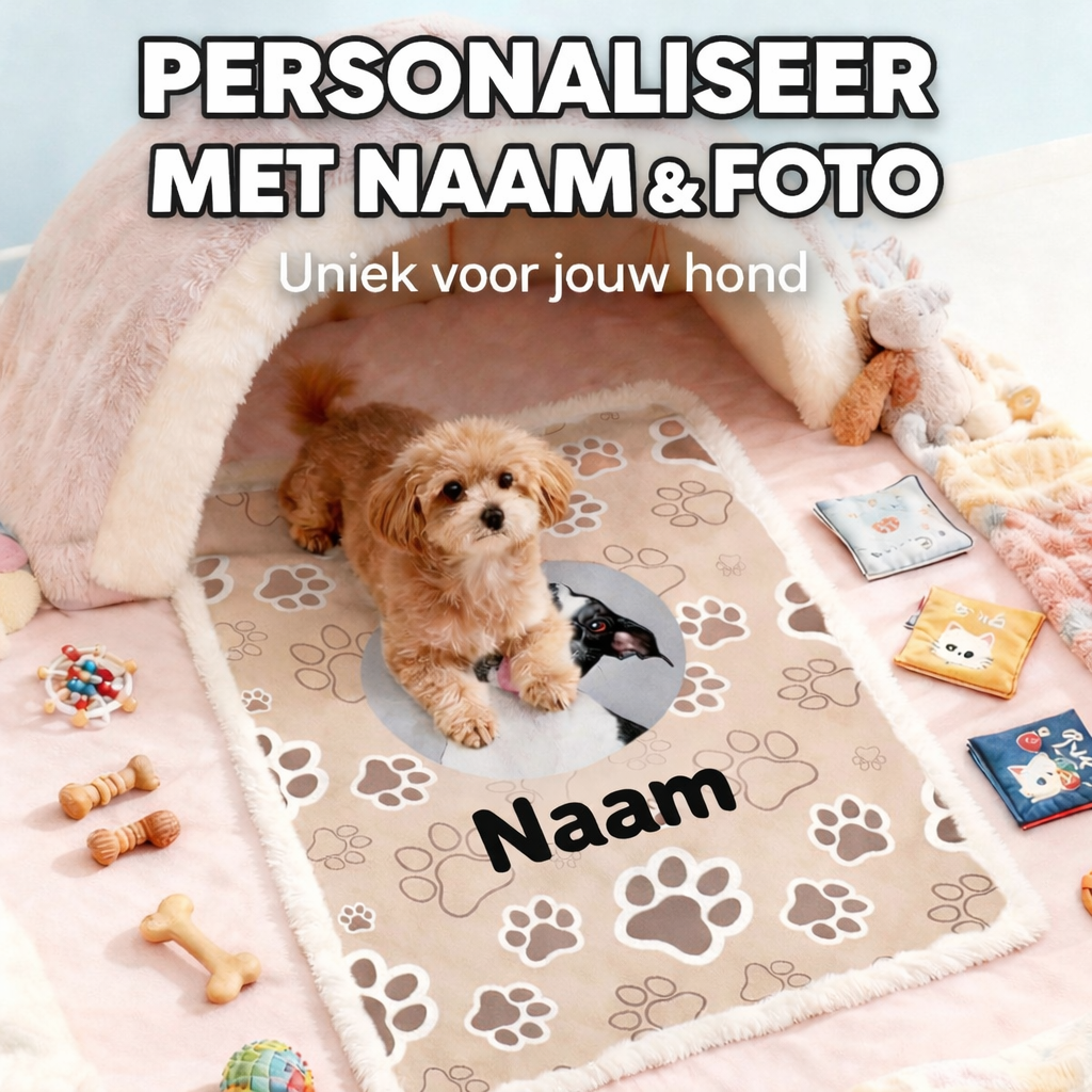 Hundedecke mit Name & Foto – Weich und Persönlich