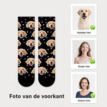 Gepersonaliseerde sokken met Hond – Met Foto