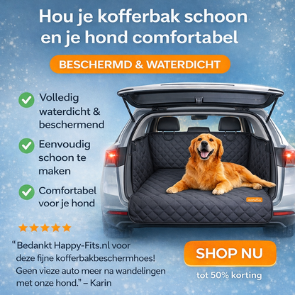 MEGA Hondenbeschermhoes Waterdicht voor Kofferbak – Comfort en Bescherming in Één