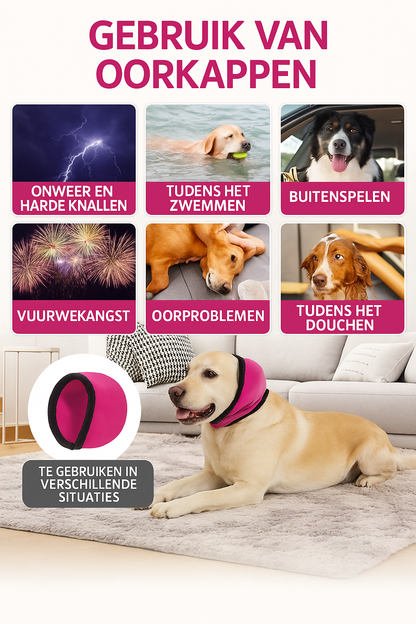 Honden Gehoorbescherming - Kalmerend & Geluidsreducerend
