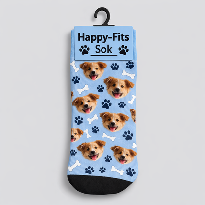 Happy-Fits Sok | Eigen foto honden sok