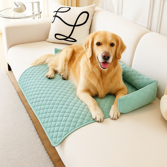 Honden Bankdeken Zomerkoeling – Ademend en Antislip met Nekkussen