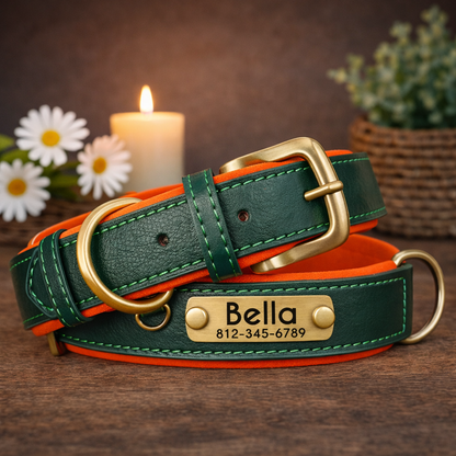 Hondenhalsband Luxe Gepersonaliseerd – Uniek & Stijlvol