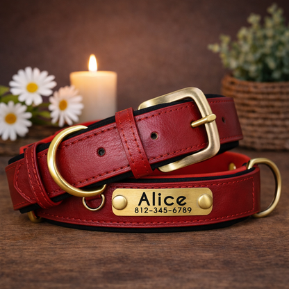 Hondenhalsband Luxe Gepersonaliseerd – Uniek & Stijlvol