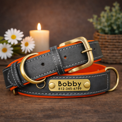 Hondenhalsband Luxe Gepersonaliseerd – Uniek & Stijlvol