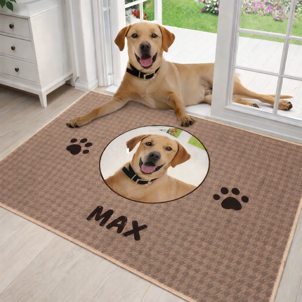 Honden Welkommat Gepersonaliseerd – Met Foto en Naam van Jouw Hond