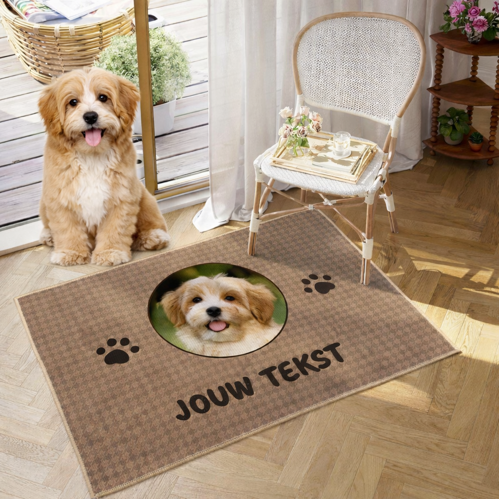 Honden Welkommat Gepersonaliseerd – Met Foto en Naam van Jouw Hond
