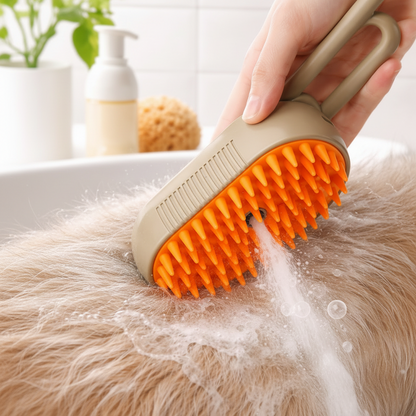 Hunde-Dampfbürste – Tiefenreinigung & Pflege