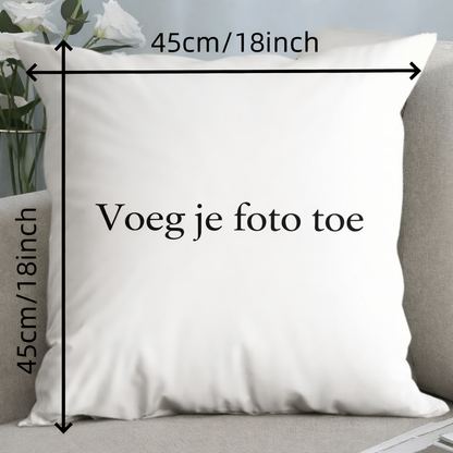Personalisiertes Kissen mit Foto & Namen deines Hundes – Weich und Kuschelig