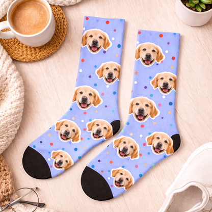 Gepersonaliseerde sokken met Hond – Met Foto