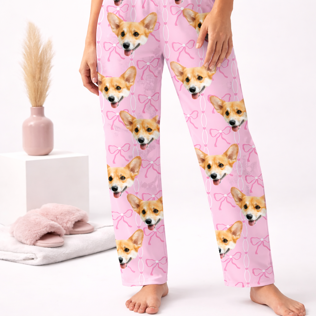 Hunde-Pyjamahose Damen – Personalisiert mit dem Foto Ihres Hundes