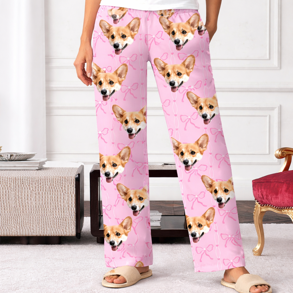 Hunde-Pyjamahose Damen – Personalisiert mit dem Foto Ihres Hundes