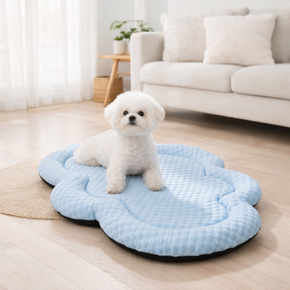 Hunde-Kühlmatte – Wolkendesign, kühlend für warme Tage