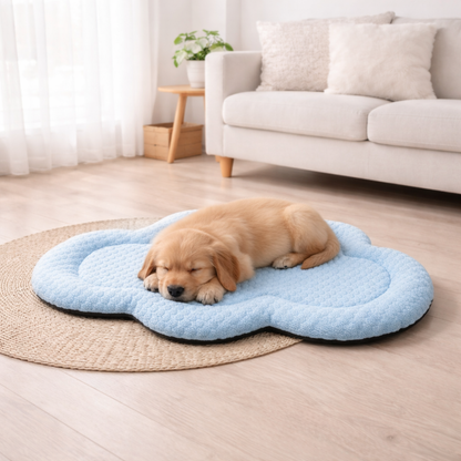 Hunde-Kühlmatte – Wolkendesign, kühlend für warme Tage