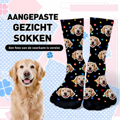 Gepersonaliseerde sokken met Hond – Met Foto