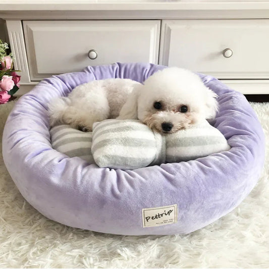 Warme Ronde Hondenmat voor Comfortabele Rust – Het Ultieme Nest voor je Hond