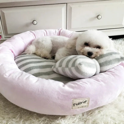 Warme Ronde Hondenmat voor Comfortabele Rust – Het Ultieme Nest voor je Hond
