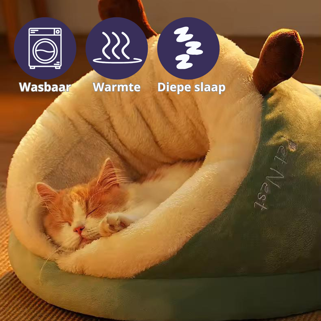 Kleines Slipper-Hundebett – warm und gemütlich