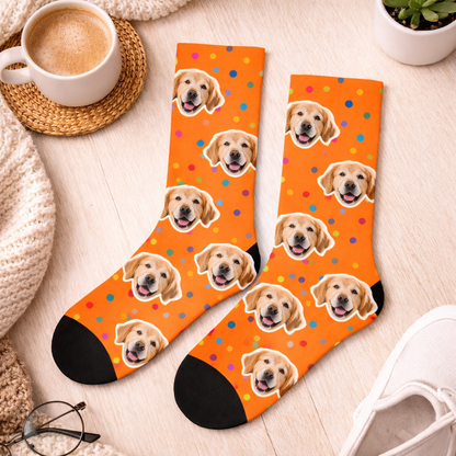 Gepersonaliseerde sokken met Hond – Met Foto