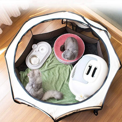 Opvouwbare Achthoekige Huisdiertent – Comfort en Bescherming voor je Hond
