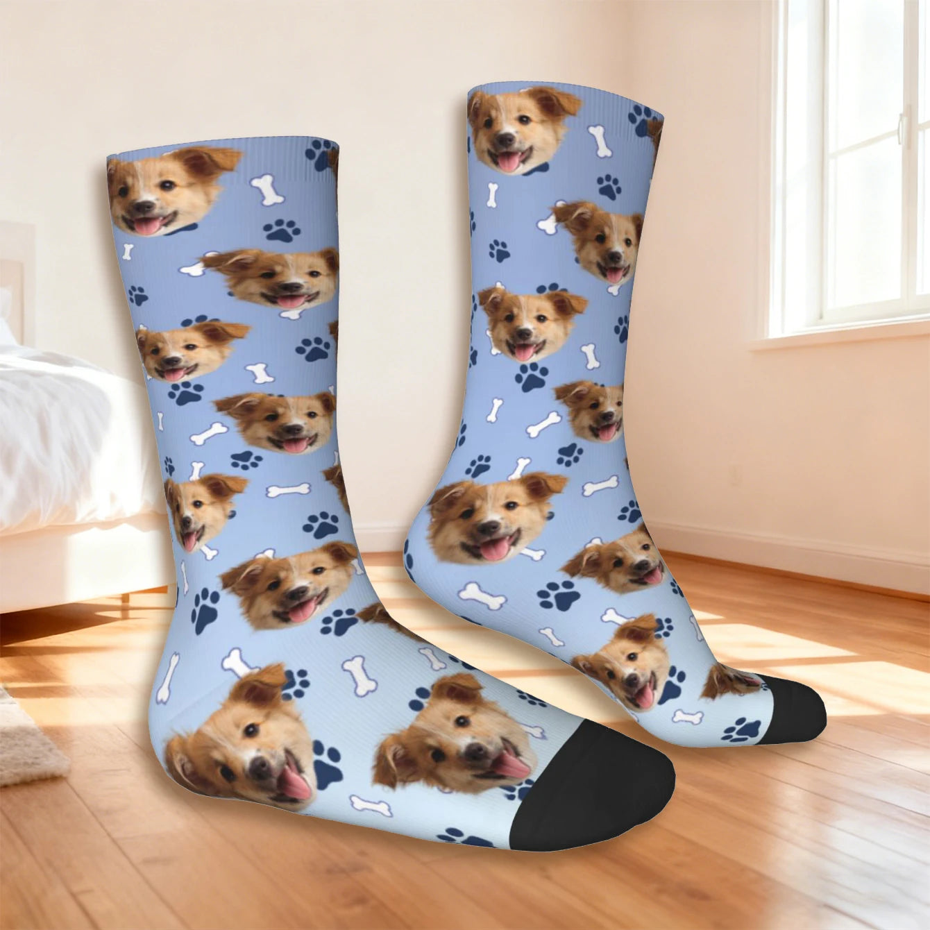 Happy-Fits Sok | Eigen foto honden sok