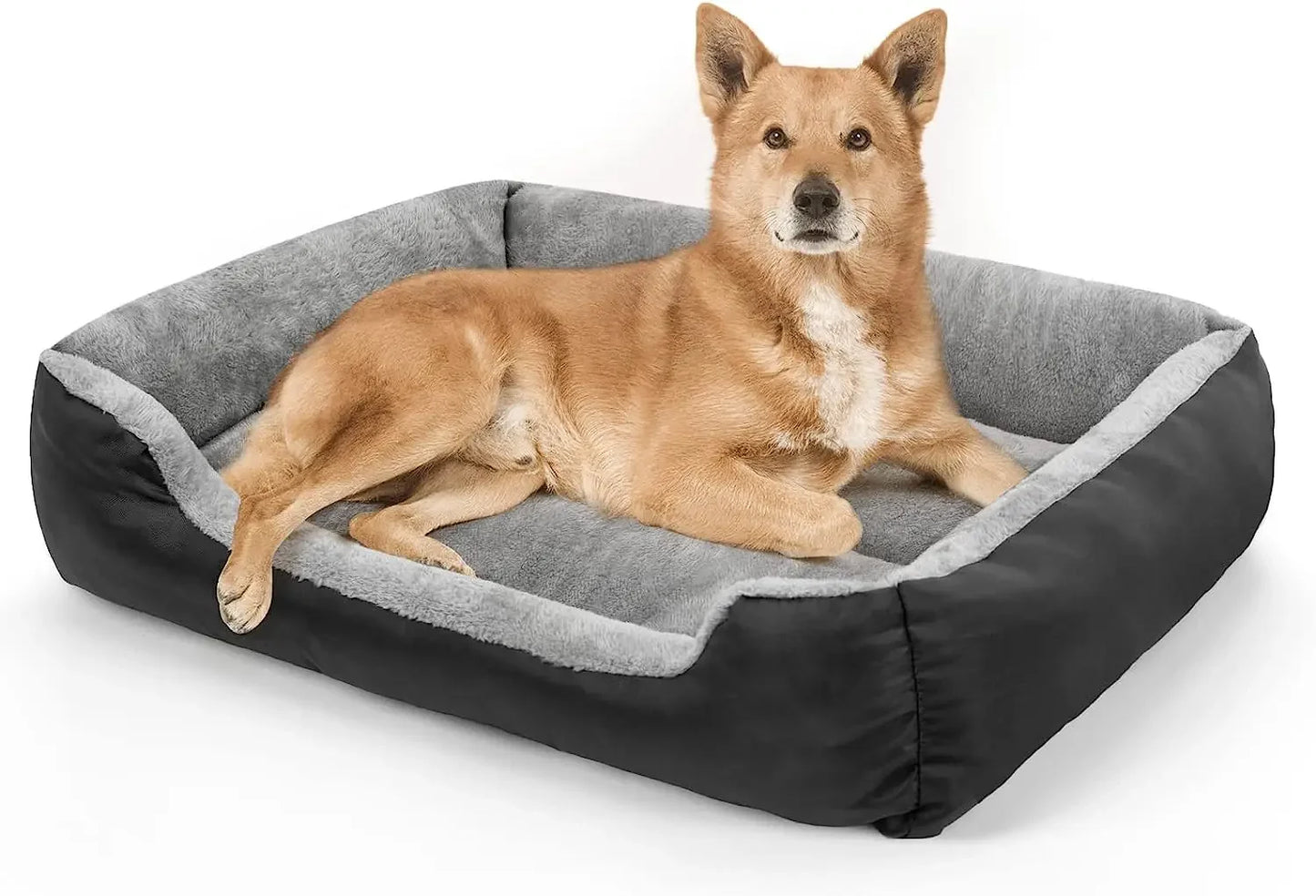 Komfortabel hundeseng til store hunde – støtte til hoved og nakke