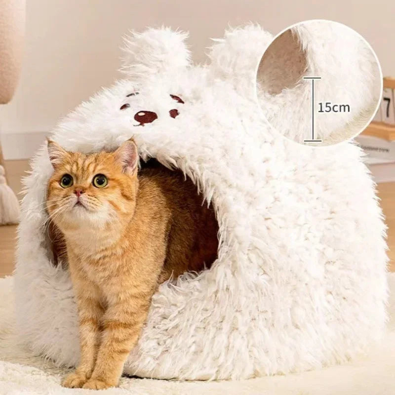 Warme Knusse Kattenmand – Het Ultieme Comfort Voor Jouw Viervoeter
