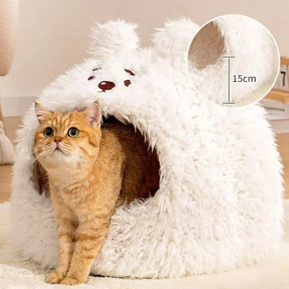 Warme Knusse Kattenmand – Het Ultieme Comfort Voor Jouw Viervoeter