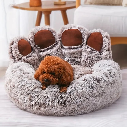 Fluffy Hondenpoot Mand – Schattige en Comfortabele Slaapplek voor Jouw Hond!
