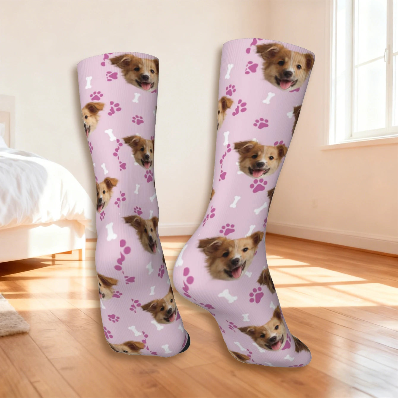 Happy-Fits Sok | Eigen foto honden sok