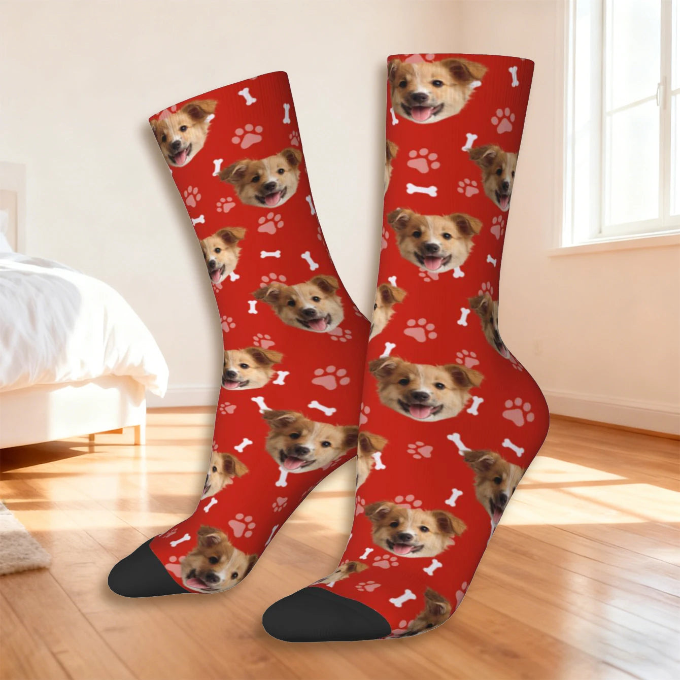 Happy-Fits Sok | Eigen foto honden sok