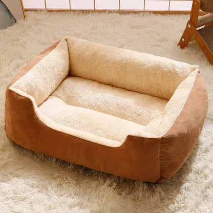 Pluche Huisdierenbed – Zacht & Warme Knusse Plek voor Jouw Lieveling!